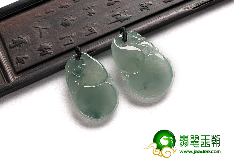 冰种飘花缅甸翡翠A货福禄寿挂件（单价）