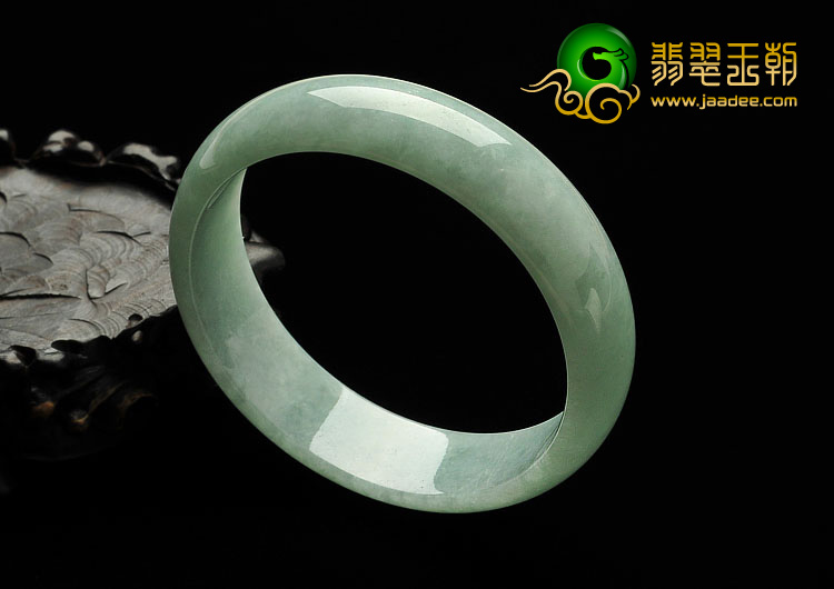 糯冰种晴水缅甸翡翠A货手镯（61.3mm）