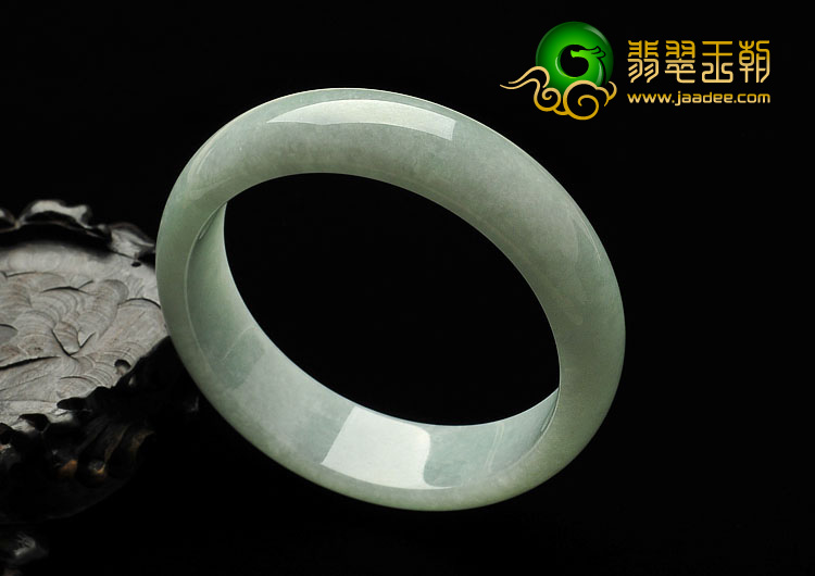 糯冰种晴水缅甸翡翠A货手镯（61.4mm）