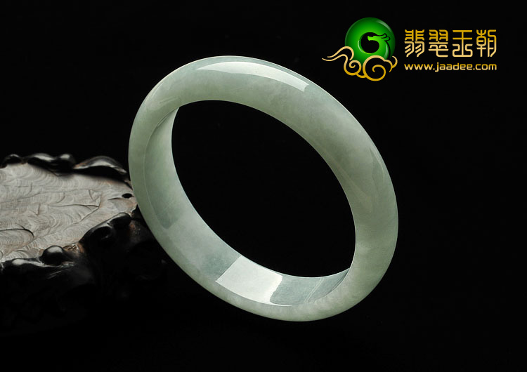 糯冰种晴水缅甸翡翠A货手镯（61.6mm）