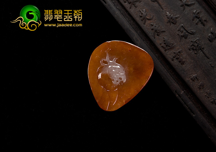 糯冰种红翡缅甸翡翠A货英明神武挂件
