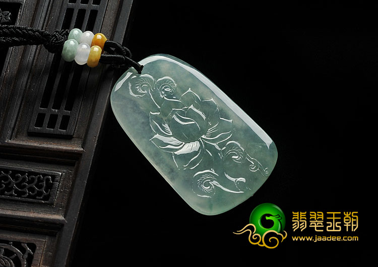 冰种晴水略飘翠缅甸翡翠A货地藏王菩萨挂件