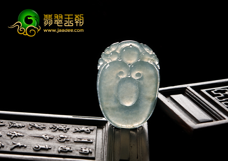 冰种晴水缅甸翡翠A货福在眼前挂件（单价）