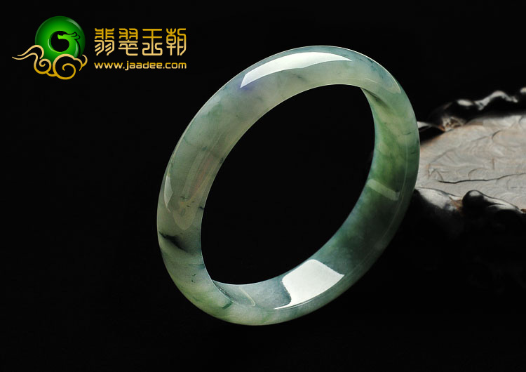 冰种飘花缅甸翡翠A货手镯（58.1mm）