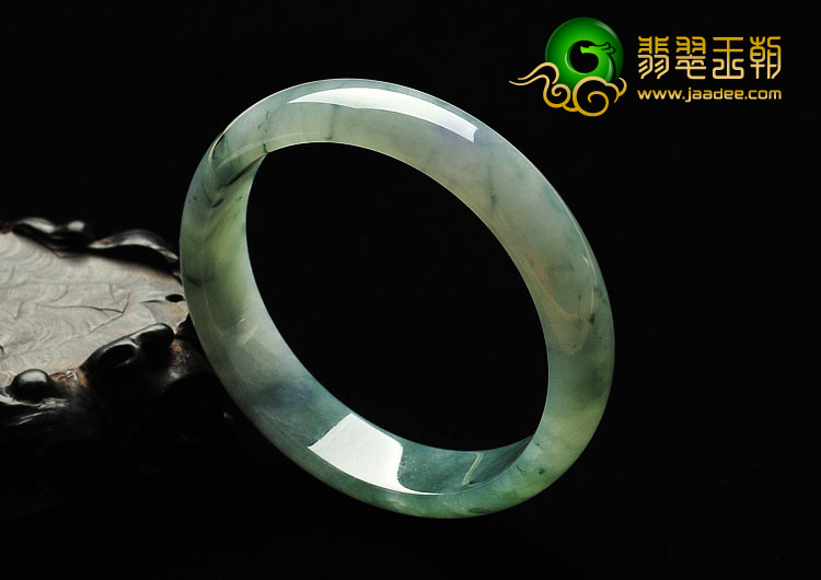 冰种飘花缅甸翡翠A货手镯（58.1mm）