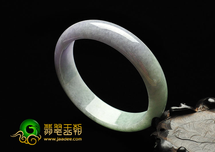 糯冰种紫罗兰缅甸翡翠A货手镯（58.7mm）