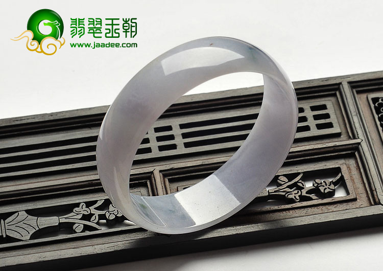 糯冰种晴水缅甸翡翠A货手镯（52.2mm）