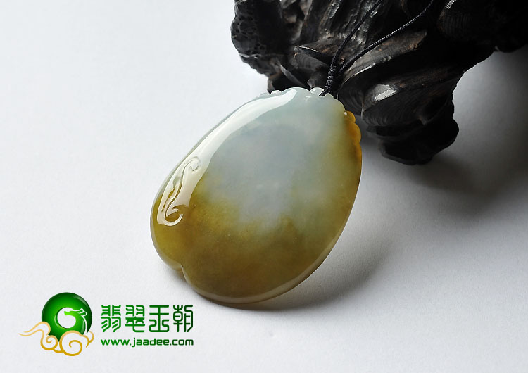 (超值推荐)冰种褐黄翡缅甸翡翠A货龙头挂件