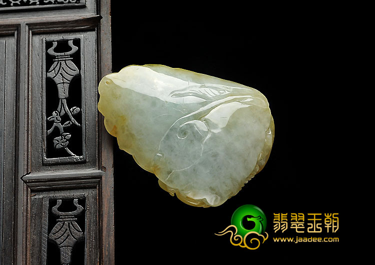 糯冰种黄翡缅甸翡翠A货福禄寿挂件