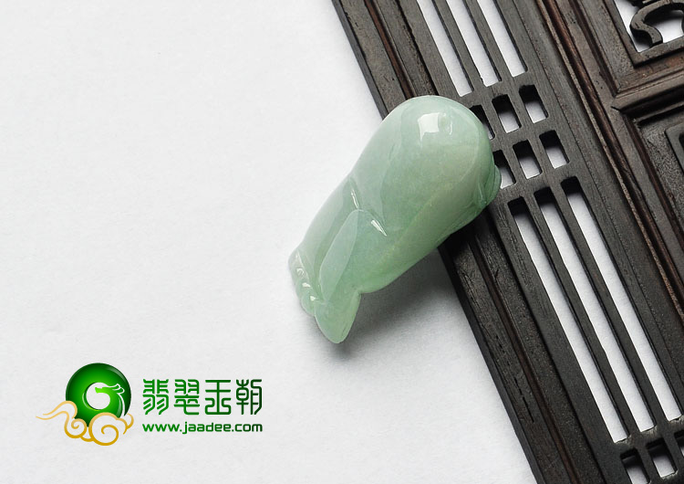 糯冰种晴水缅甸翡翠A货知足常乐挂件