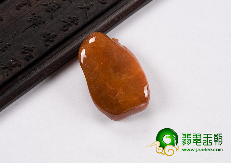 糯冰种褐红翡缅甸翡翠A货辟邪挂件