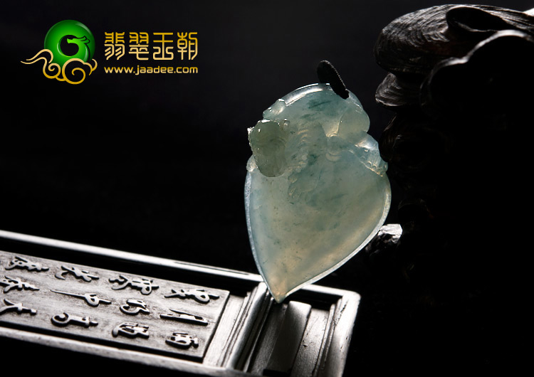 冰种晴水缅甸翡翠A货灵猴献寿挂件