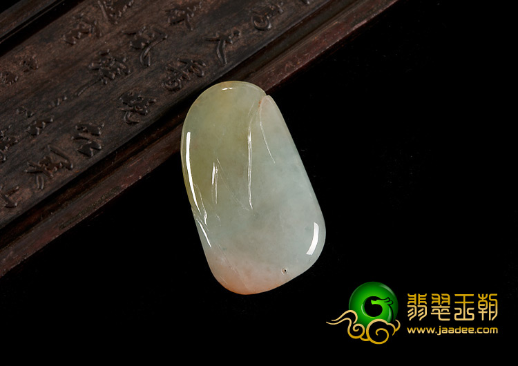 冰种红黄翡缅甸翡翠A货玉鼠运财挂件