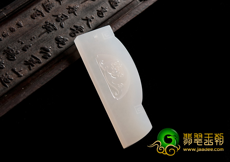 冰种缅甸翡翠A货仿古凤挂件