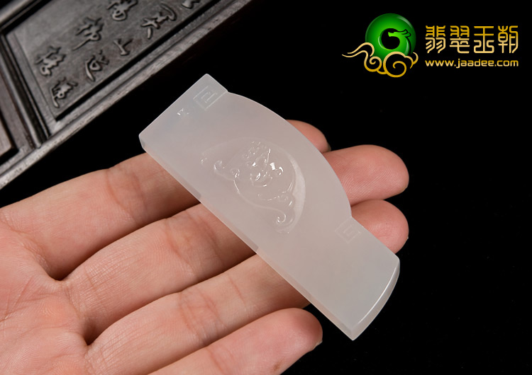 冰种缅甸翡翠A货仿古凤挂件
