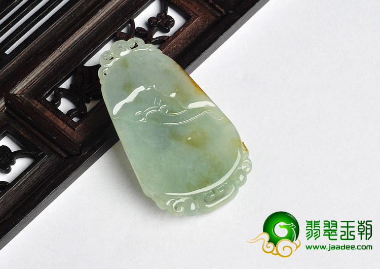 糯冰种晴水缅甸翡翠A货生肖鼠挂件