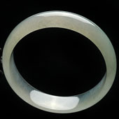 冰种晴水缅甸翡翠A货手镯（53mm）