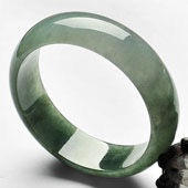 糯冰种晴水缅甸翡翠A货手镯（60.3mm）