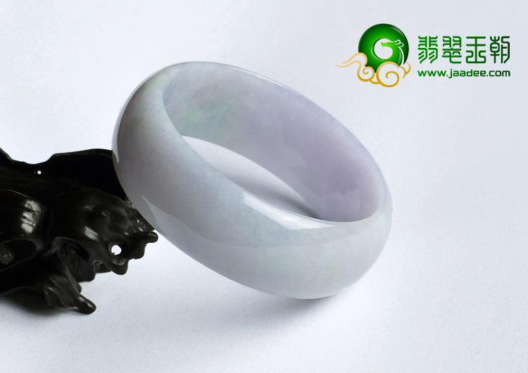 糯冰种紫罗兰缅甸翡翠A货手镯（58mm）
