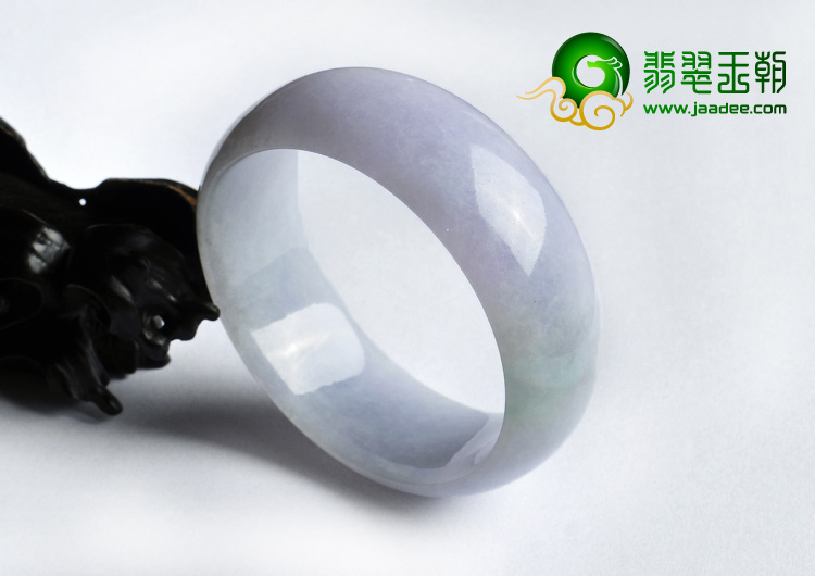 糯冰种紫罗兰缅甸翡翠A货手镯（58mm）