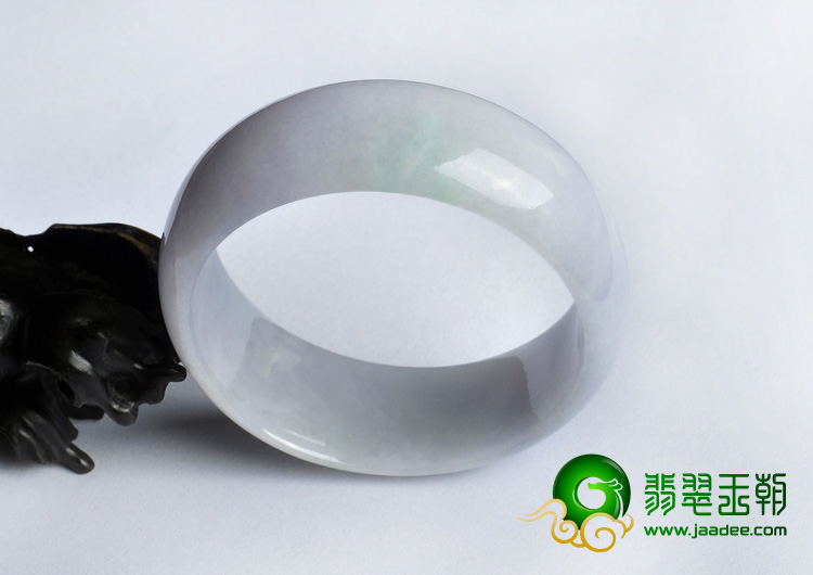 糯冰种紫罗兰缅甸翡翠A货手镯（58mm）