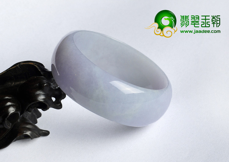 糯冰种紫罗兰缅甸翡翠A货手镯（52mm）