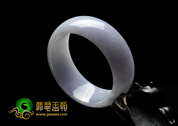 糯冰种紫罗兰缅甸翡翠A货手镯（52mm）