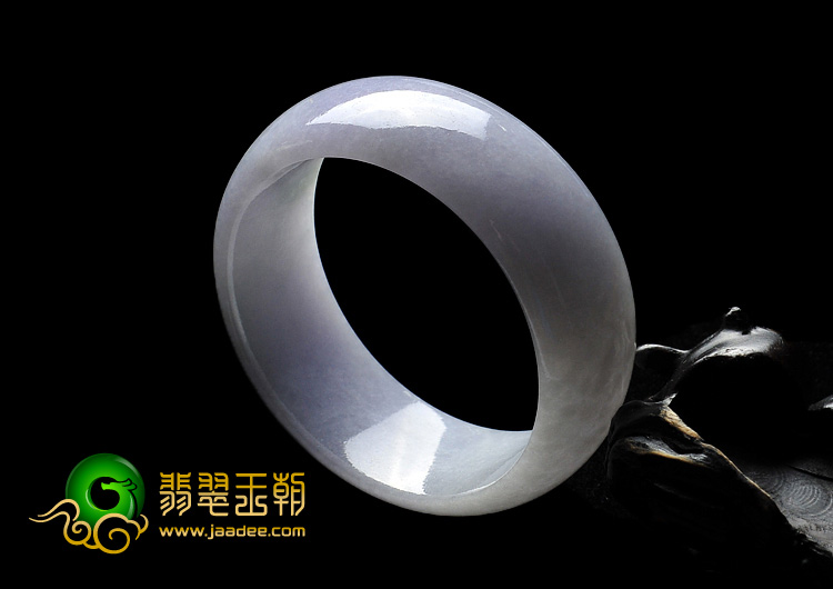 糯冰种紫罗兰缅甸翡翠A货手镯（52mm）