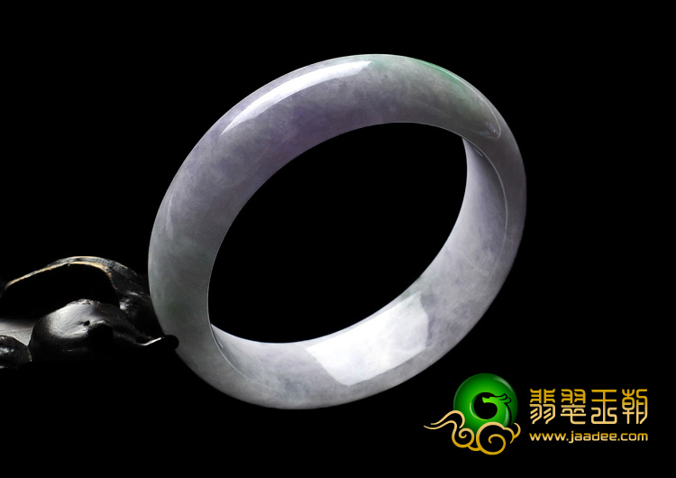 糯冰种春带彩缅甸翡翠A货手镯（59mm）