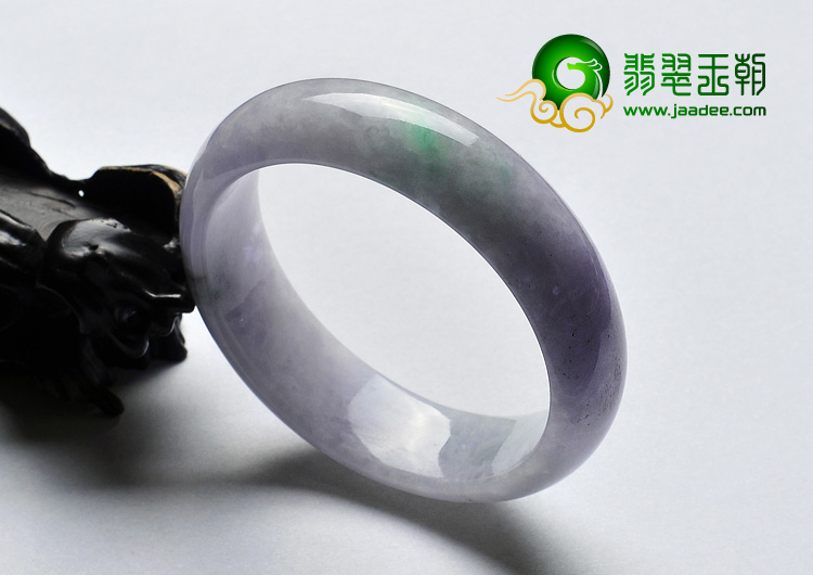 糯冰种春带彩缅甸翡翠A货手镯（59mm）