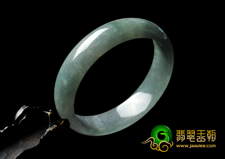 冰种晴水缅甸翡翠A货手镯（63mm）