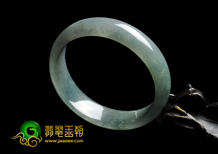 冰种晴水缅甸翡翠A货手镯（63mm）