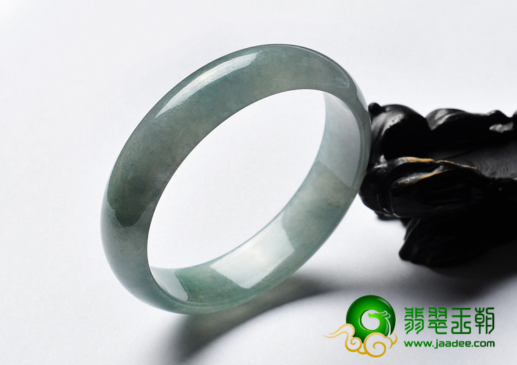 冰种晴水缅甸翡翠A货手镯（63mm）