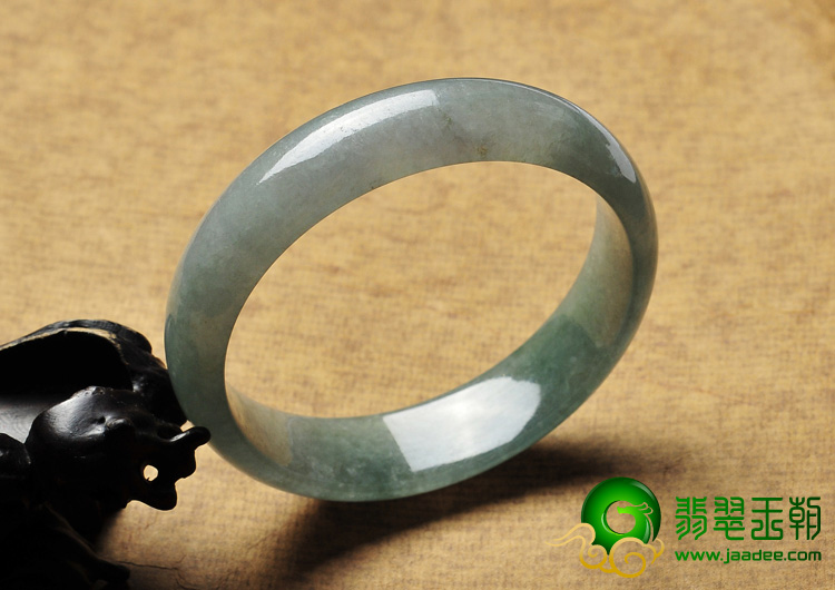 冰种晴水缅甸翡翠A货手镯（63mm）