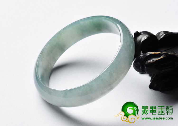 冰种晴水缅甸翡翠A货手镯（63mm）