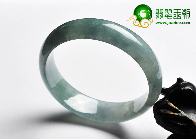 冰种晴水缅甸翡翠A货手镯（63.3mm）