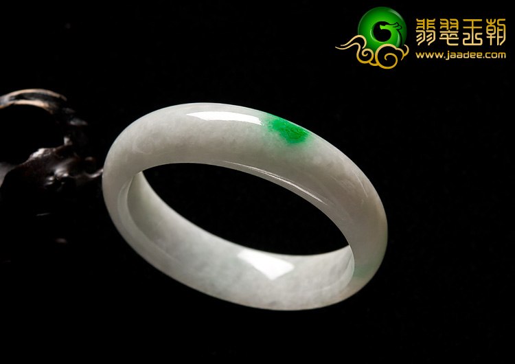 糯冰种飘翠缅甸翡翠A货手镯（51.9mm）