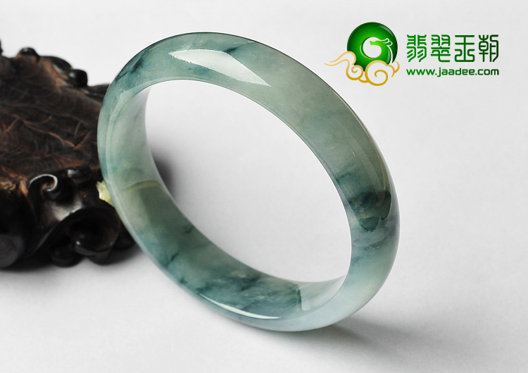 冰种飘花缅甸翡翠A货手镯（57.1mm）