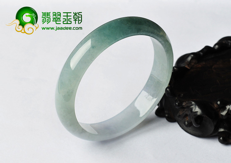 冰种晴水缅甸翡翠A货手镯（58mm）