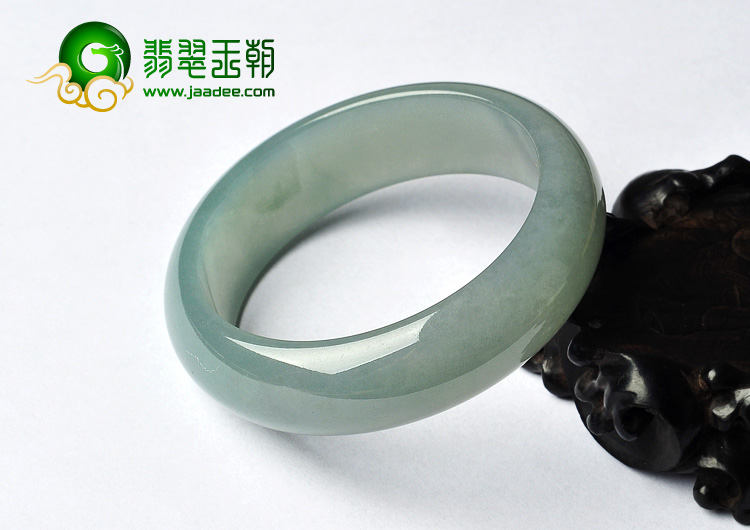 冰种晴水缅甸翡翠A货手镯（57.4mm）