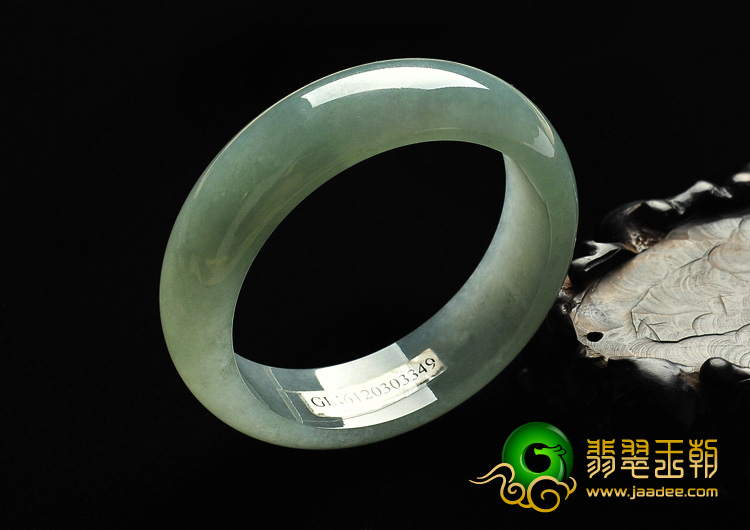 冰种晴水缅甸翡翠A货手镯（57.4mm）