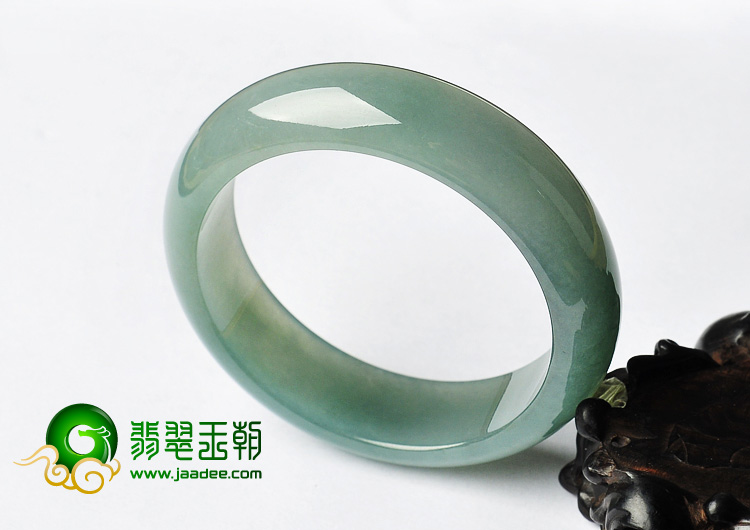 冰种晴水缅甸翡翠A货手镯（57.4mm）