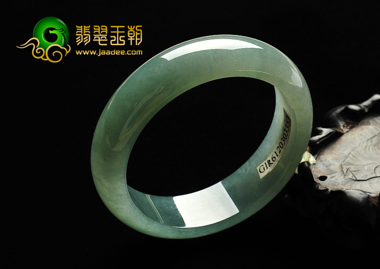 冰种晴水缅甸翡翠A货手镯（57.4mm）