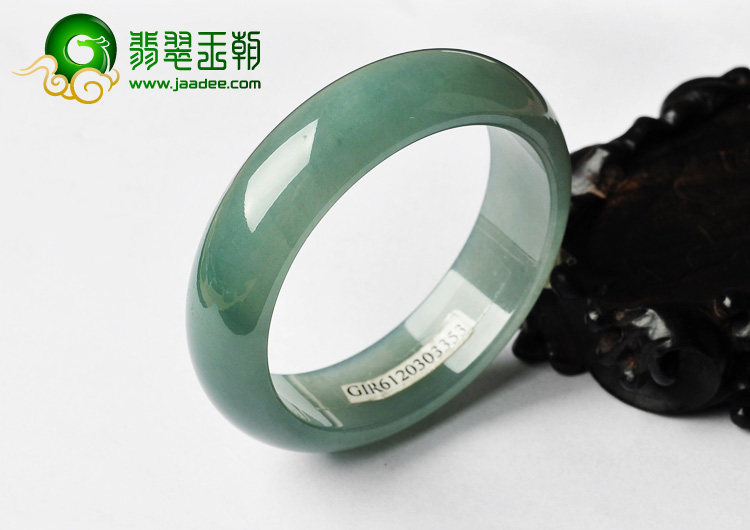 冰种晴水缅甸翡翠A货手镯（57.4mm）