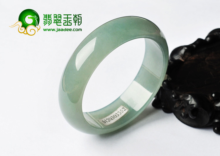 冰种晴水缅甸翡翠A货手镯（56.7mm）