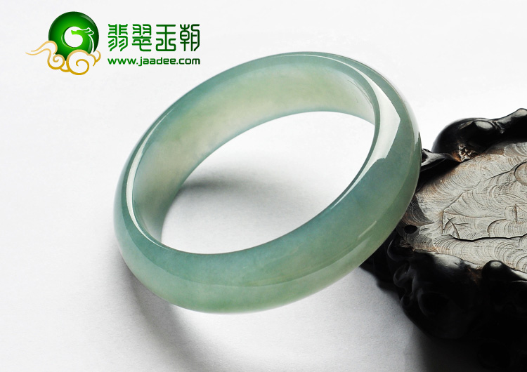 冰种晴水缅甸翡翠A货手镯（56.5mm）