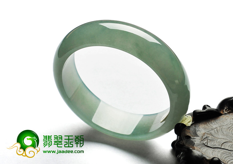 冰种晴水缅甸翡翠A货手镯（56.5mm）