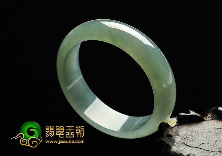 冰种晴水缅甸翡翠A货手镯（56.5mm）