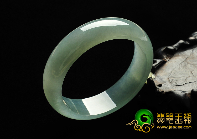 冰种晴水缅甸翡翠A货手镯（56.5mm）