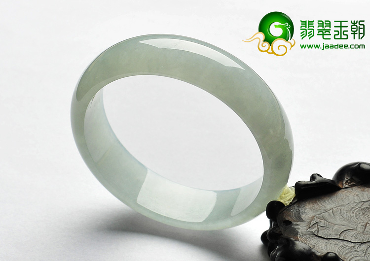 冰种淡晴水缅甸翡翠A货手镯（58.9mm）